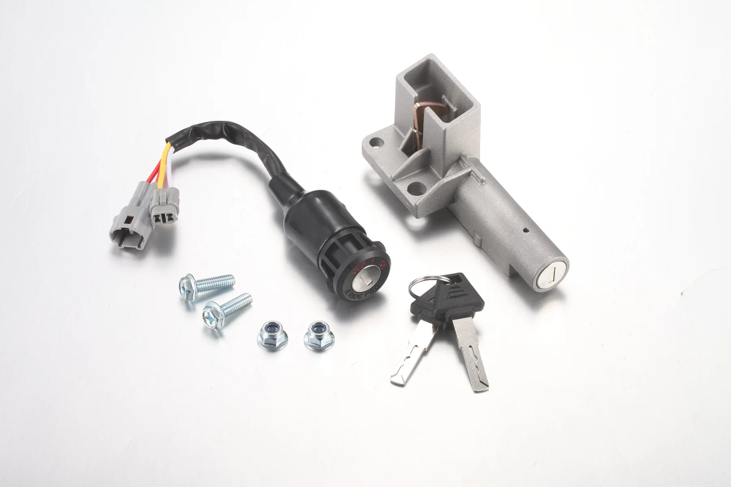 SHE7080 Ignition Switch Seat Lock Complete Key 2.0 (with 2 Bolts & Nuts ) SS2.5/SS3.0/SR