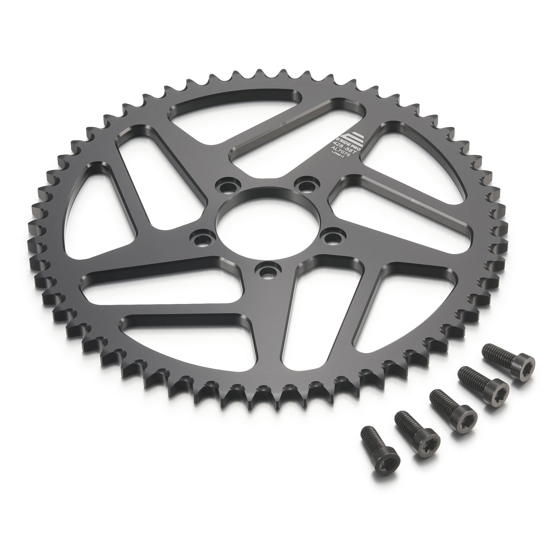 428 58T Aluminum Sprocket (w/5screws) - SR