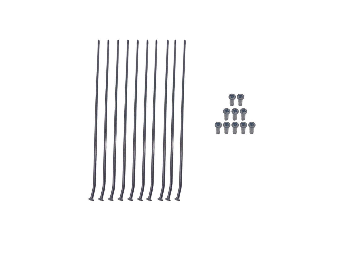 SHE8014 16Rear Rim Spoke with Nipples Set(10PCS/Set) (SS3.0/SR)